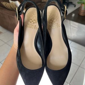 Vince Camuto Tinna Pump Black Suede